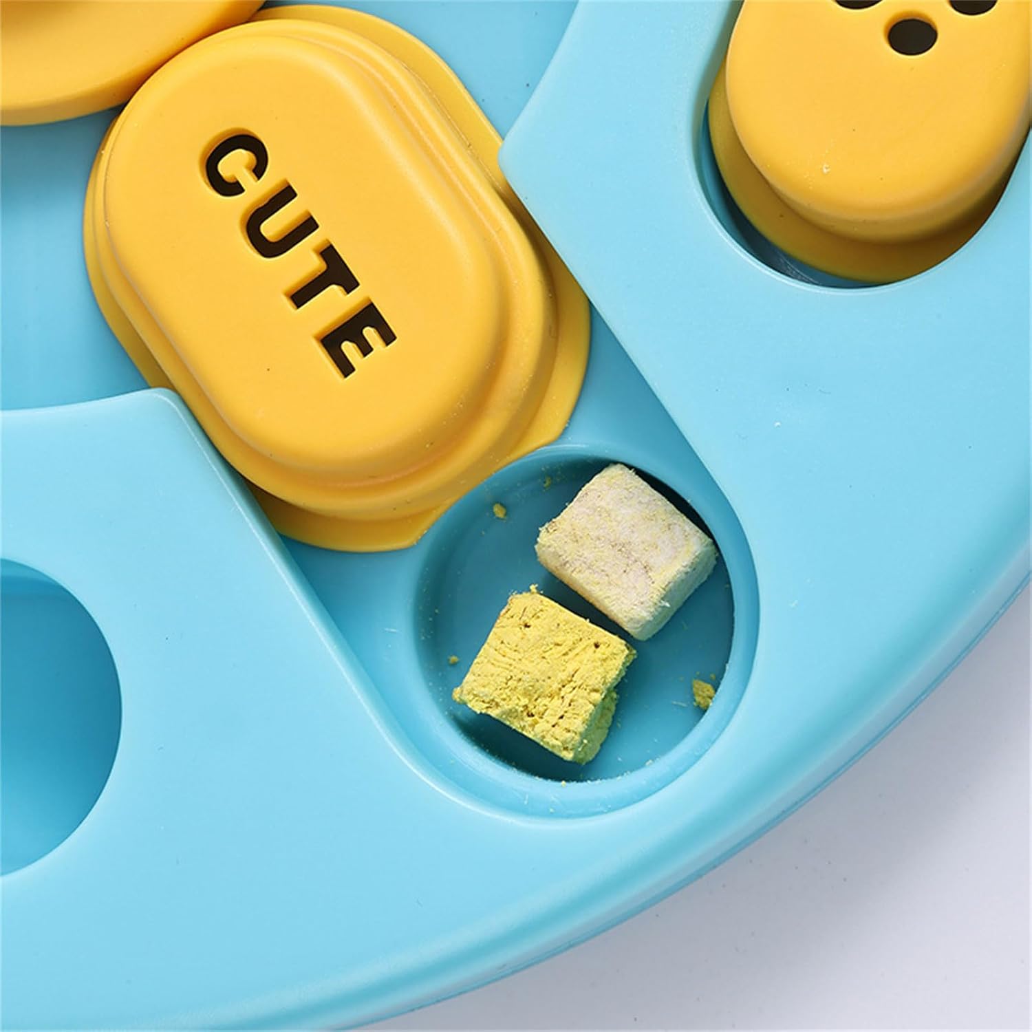 Durable Sliding Modulel Intelligence Feeding Toy Slow Feeders Puzzles Bowl for Mental Enrichment and Training