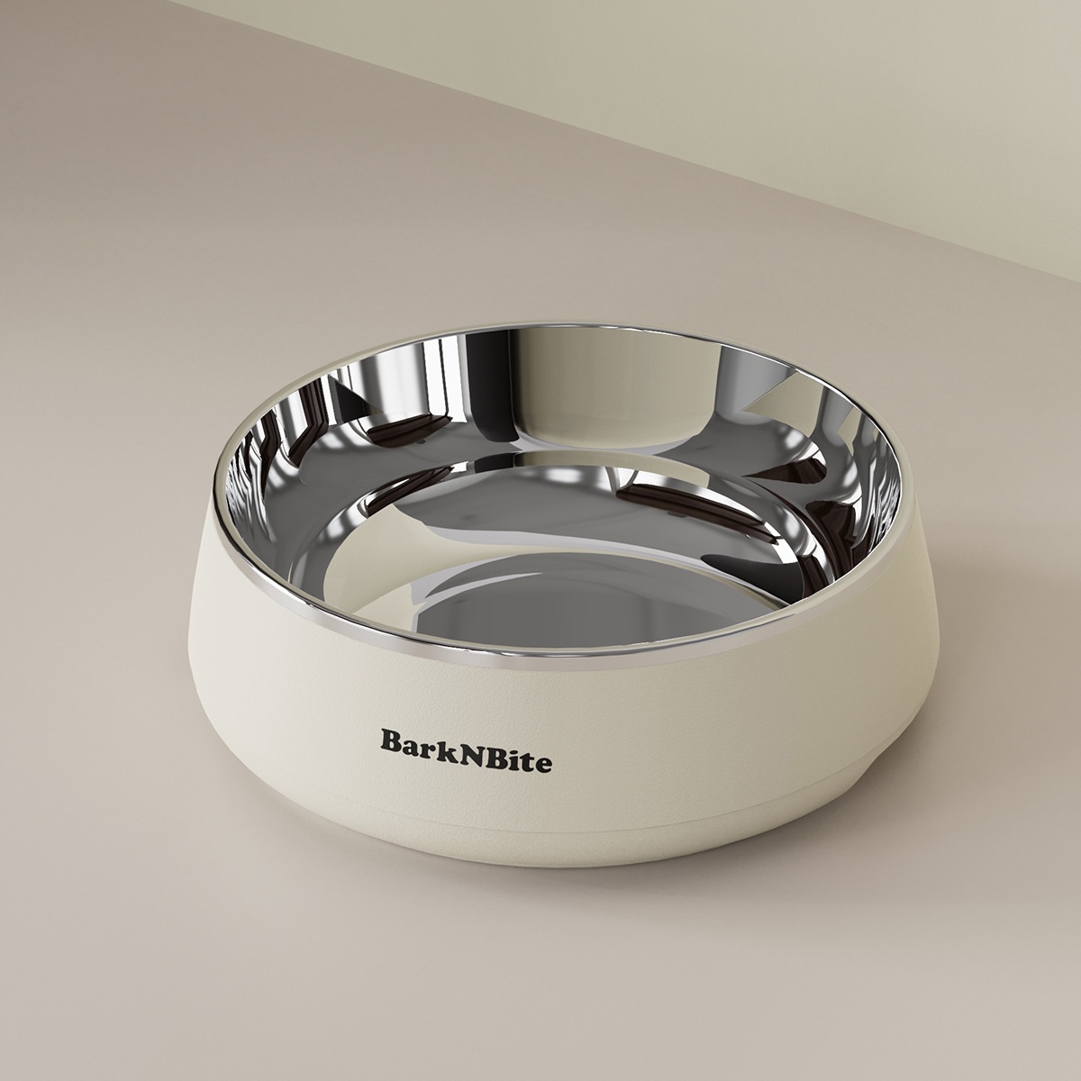 304 Stainless Steel Dog Bowl Eco-Friendly Slow Food Bowl Medium Large Dogs Anti-Knock Waterproof IPX5 Rounded Pet Supplies