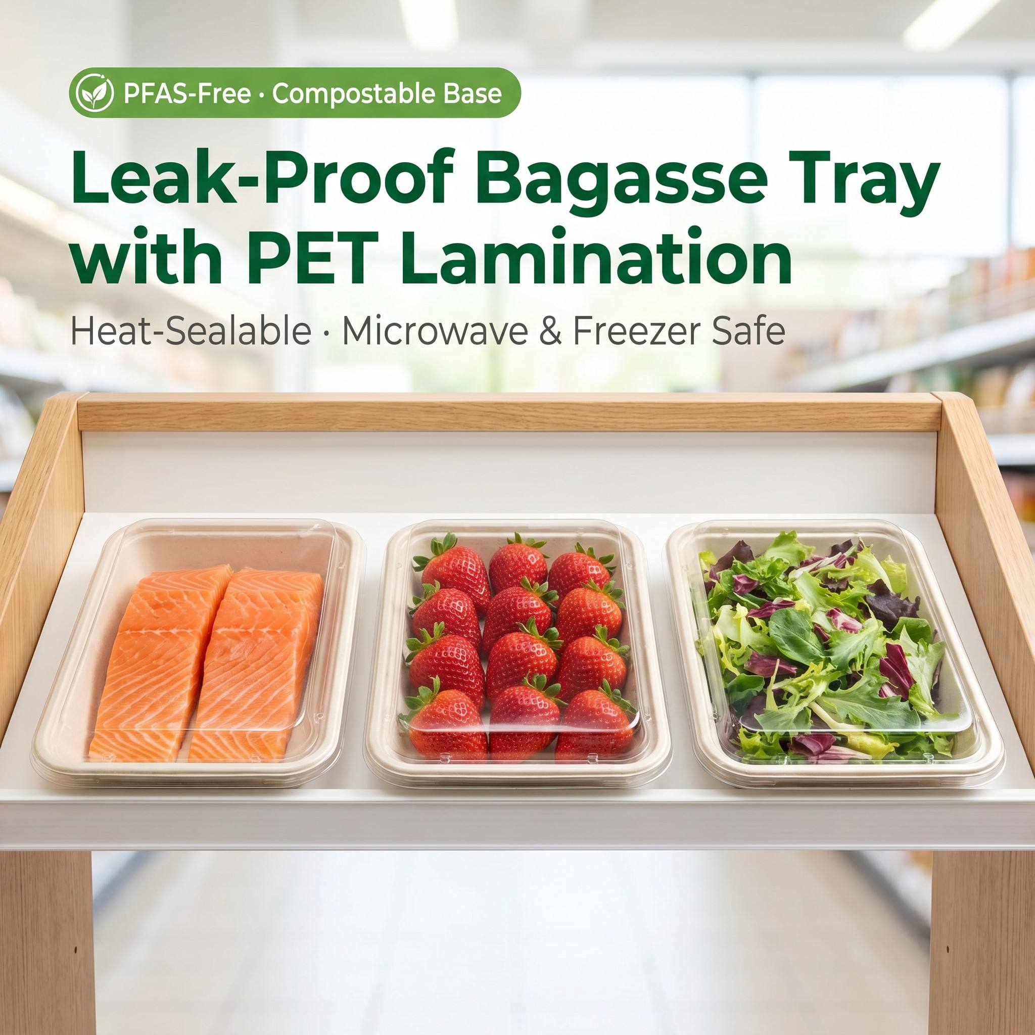 Bagasse Tray Model 5