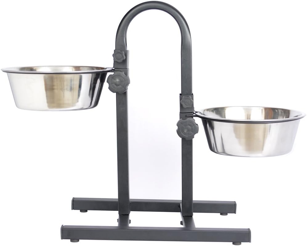 Direct Factory Prices Provided Adjustable Height Pet Food Water Bowl Slow Feeder Raised Dog Bowl Pet Feeder Food Bowls