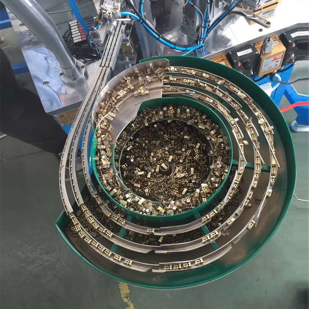 Vibration Feeding Bowl Vibratory Bowl Feeder With Adjustable Base And Discharge Orientation