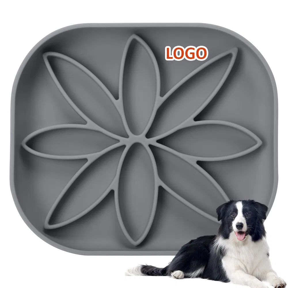 Eco Friendly Silicone Dog Bowl Slow Feeder Custom Design Non Slip Base BPA Free Lick Mat for Small Medium Dogs and Cats