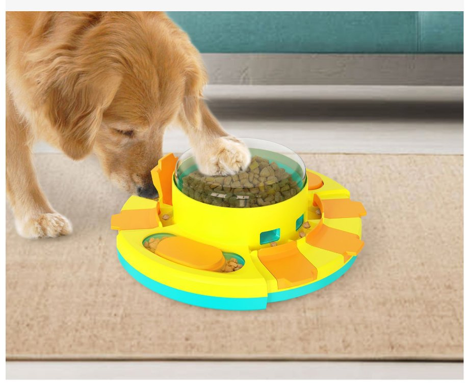 Pet Supplies Manufacturer Wholesale Company Best-Selling Amazon Dog Toys Slow-Eating Food Dispenser Dog Bowl