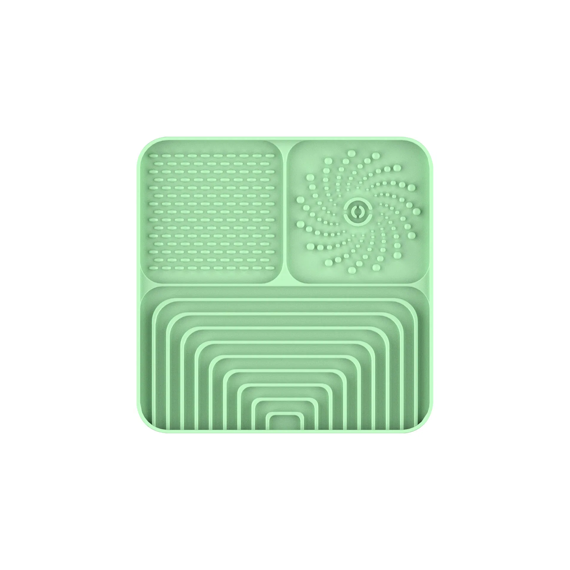 Food Grade Silicone Pet Dog Slow Feeder Mat Food Eating Slow Bowl Mat with Anti Slip Suction Cups Base for Dog Cat Health