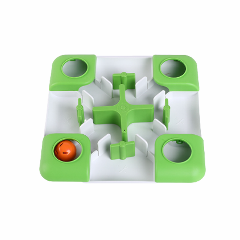 Hot Sale Interactive Cat Puzzle Feeder Treat Maze Toy, Slow Feeder Cat Bowl Puzzle Toy for Entertainment Activities