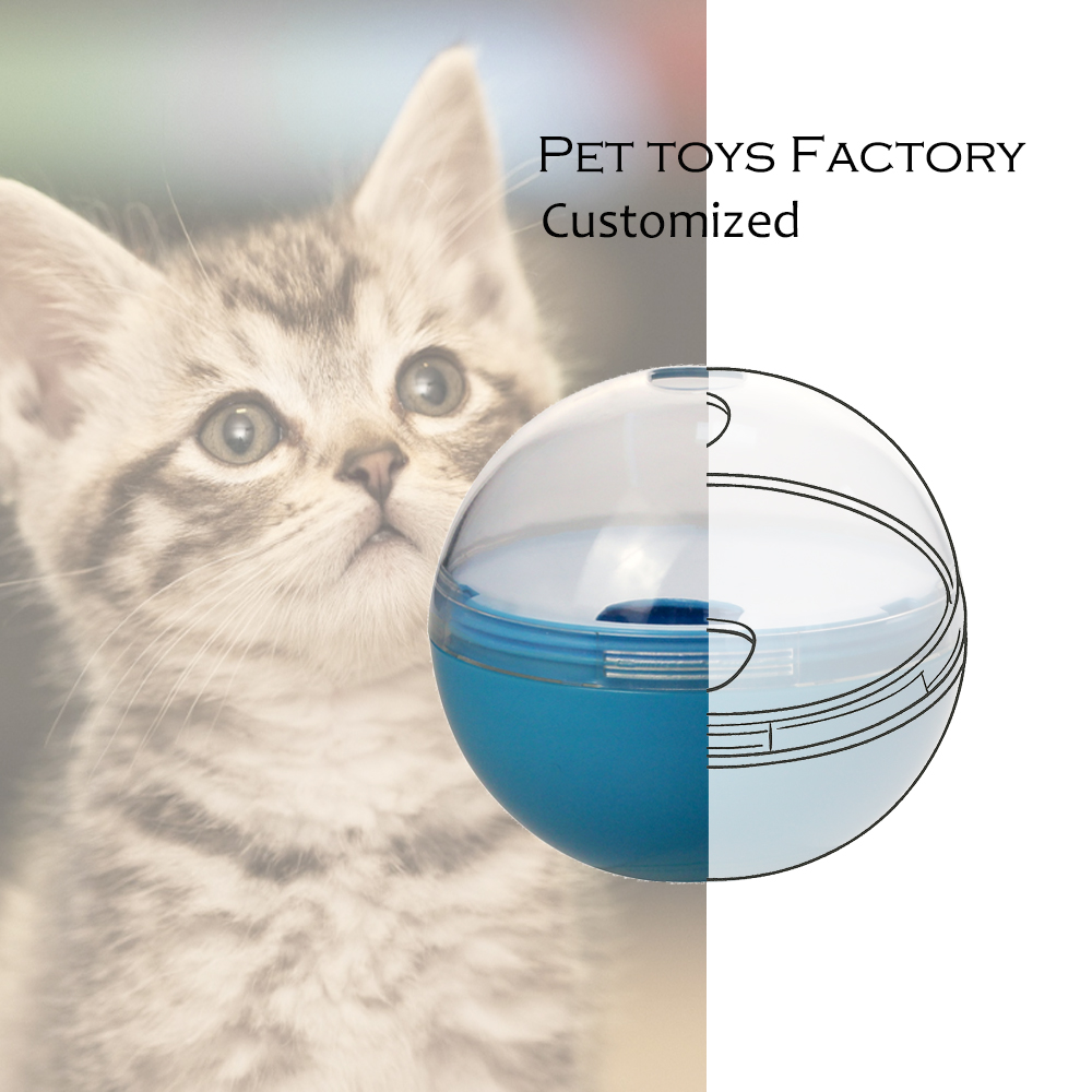 Custom Cat Slow Feeder Ball Leak Maze Design Adjustable Difficulty Levels EU ASTM ABS Plastic Puzzle Training Portion Control