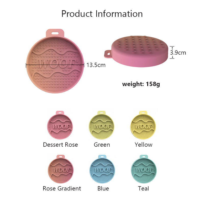 PAISEN Stylish Silicone Anti-Spill Food and Water Bowl for Cats and Dogs Pet Fun Slow Feeding Anti-Slip Lick Feeding