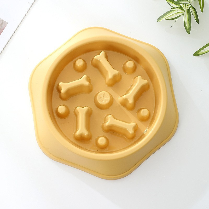 Anti-Choke Eating Suction Cup Non-Slip Silicone Slow Food Bowl