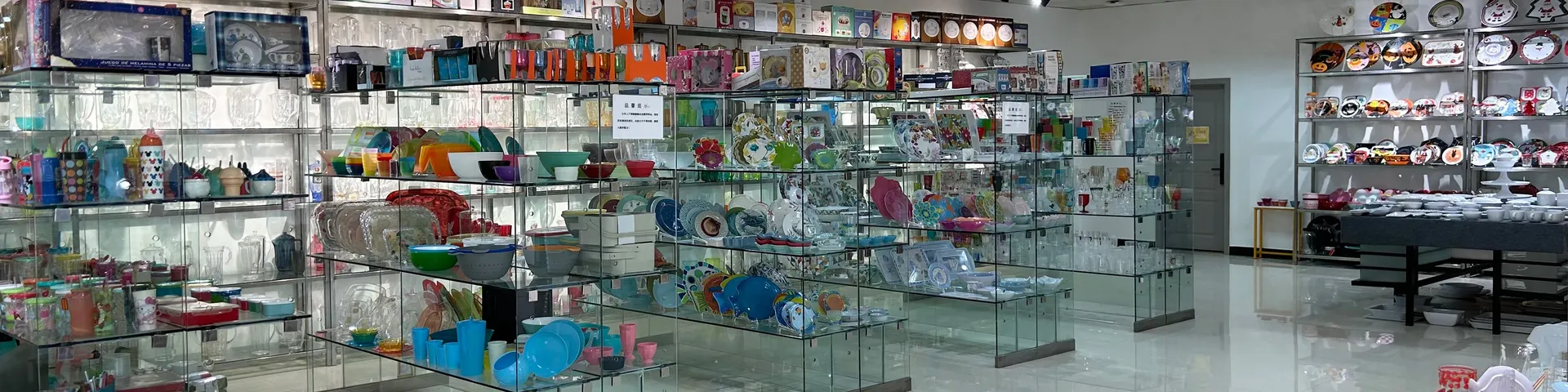 Spacious Sample Room Display Shelves