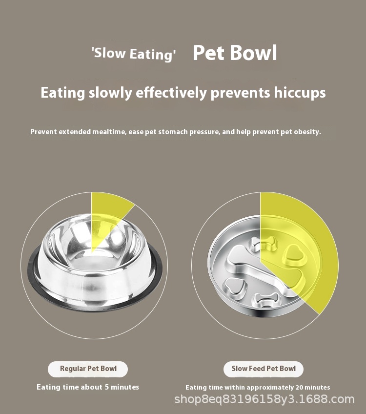 Pet food slow bowl design 5