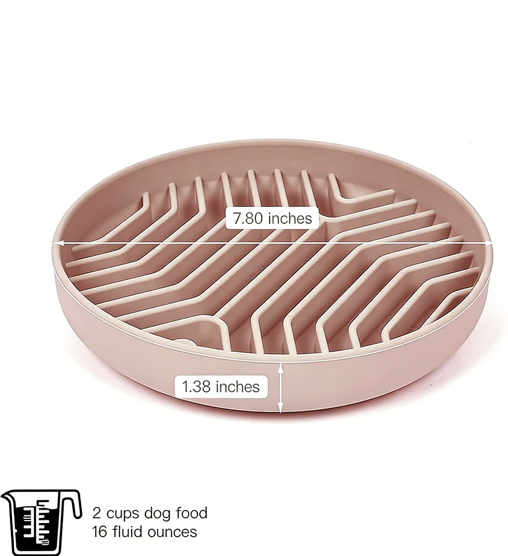 Silicone Slow Feeder Dog Bowl - Wholesale Pet Food Plate for Cat, Small Animal, Anti-choke Maze Design