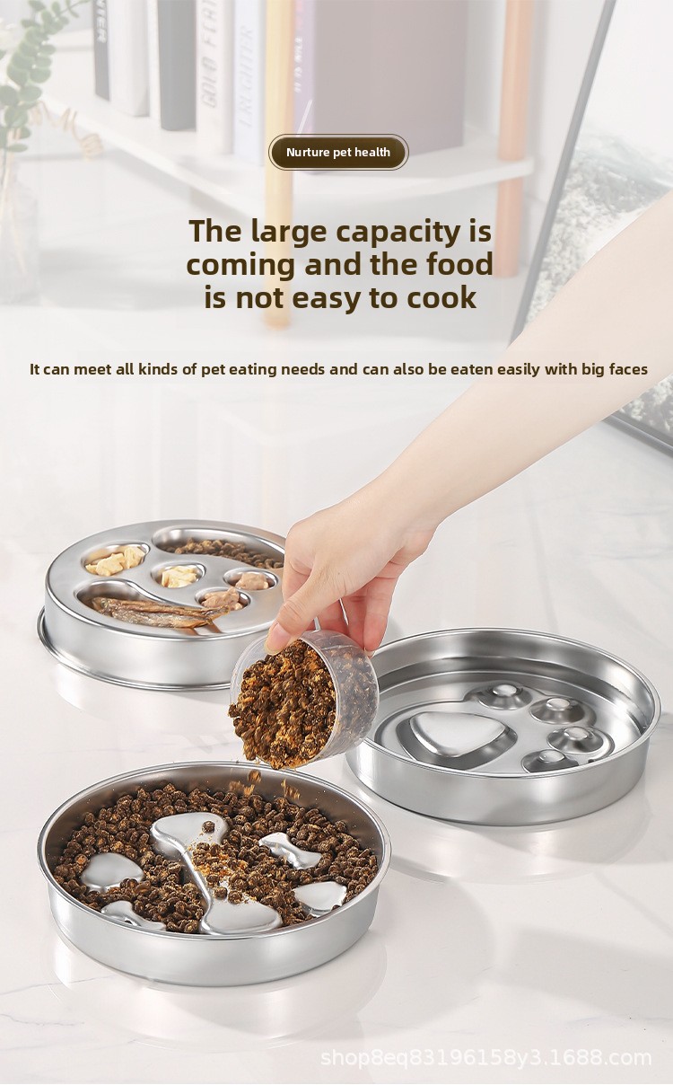 Pet food slow bowl design 6