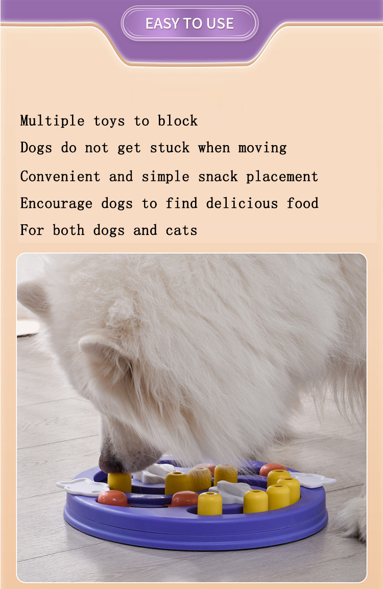 Dog Puzzle Toy Eating Maze Bowl Showcase 4