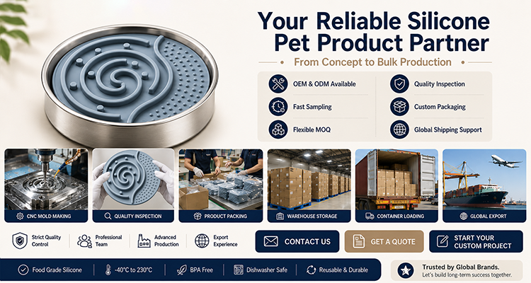 Contact us for silicone products project