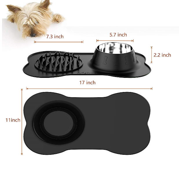 Stainless Steel Dog Bowl Set Detail 4