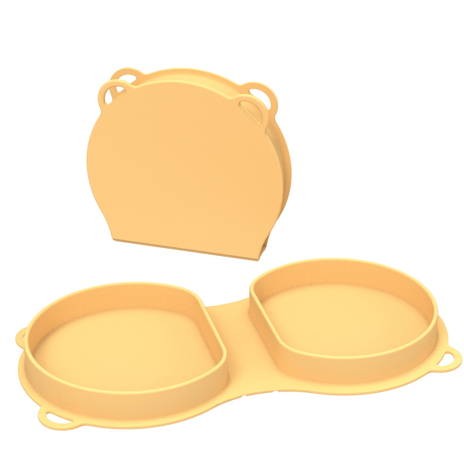 silicone baby suction plate dimensions