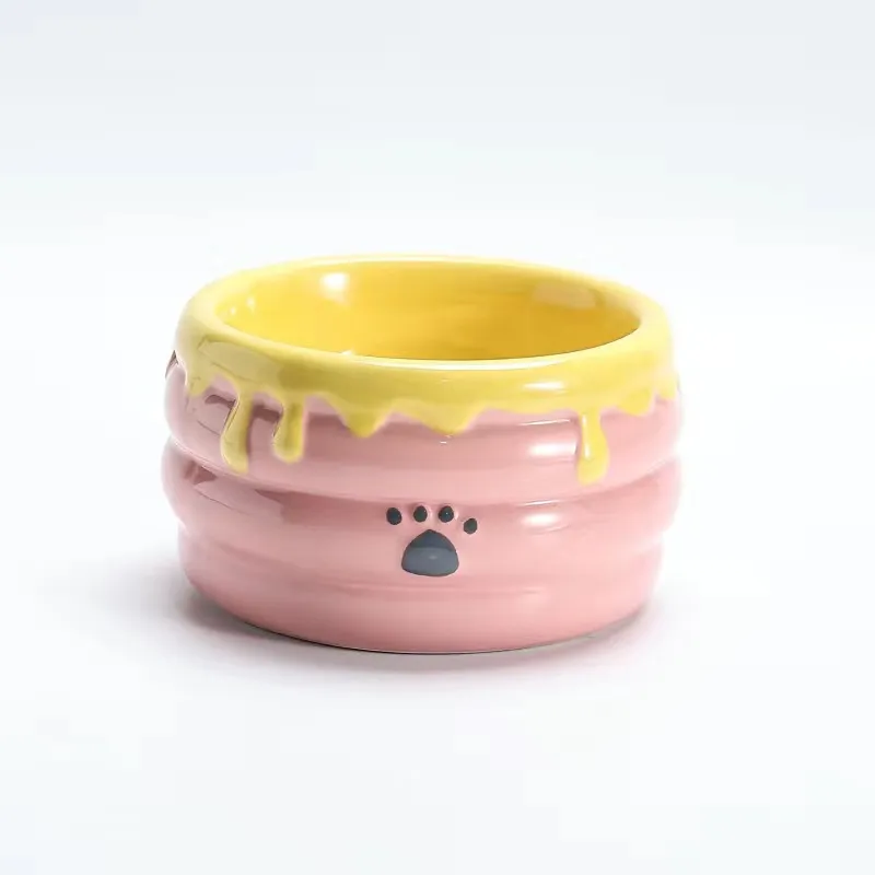 Custom Elevated Eco-Friendly Ceramic Pet Bowl