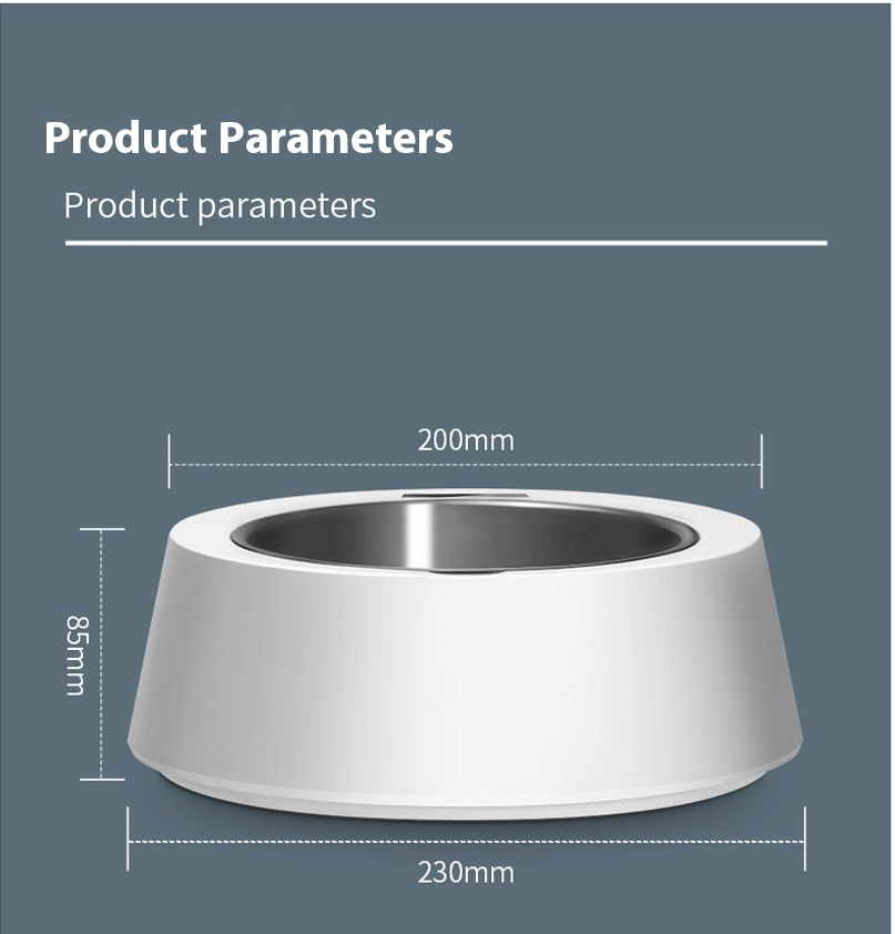 Intelligent Pet Feeder Dog Bowl Anti-Choking Slow Food Bowl Anti-Overturning Cat Food Basin Charge Cross-Border Hair Resistant