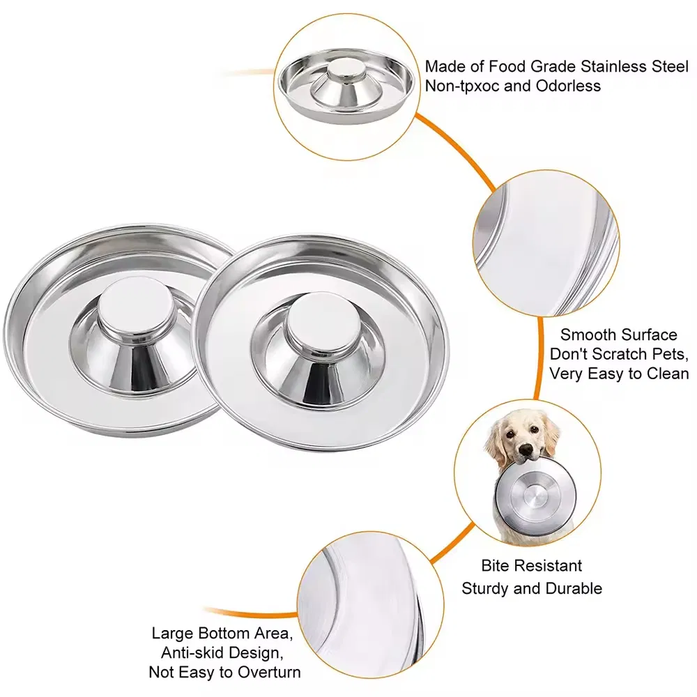Wholesale Slow Feeding Pet Feeder for Dog and Cat Food Water Bowl