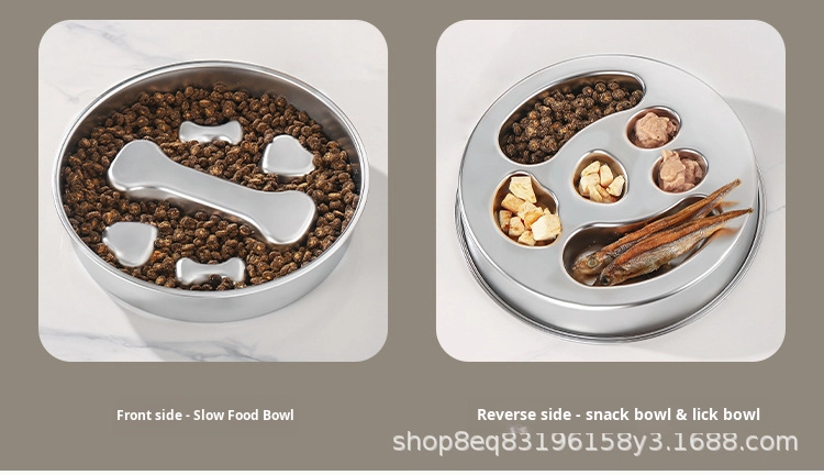 Pet food slow bowl design 7
