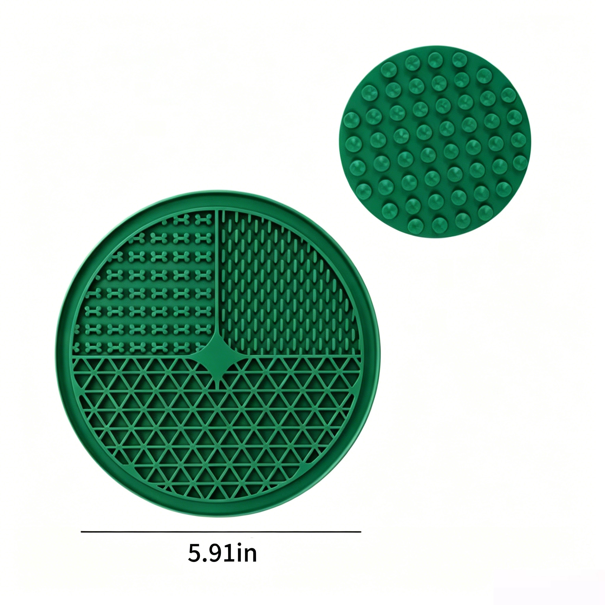 4-in-1 Multi-Pet Slow Feeder Kit For Cats &amp; Dogs, Lick Mat &amp; Interactive Bowl With Peanut Butter Spatula &amp; Cleaning Brush