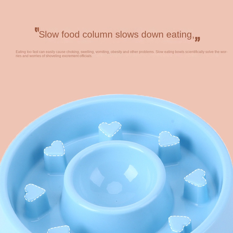 PP Pet Dog &amp; Cat Slow Food Puzzle Bowl with Water Feeder