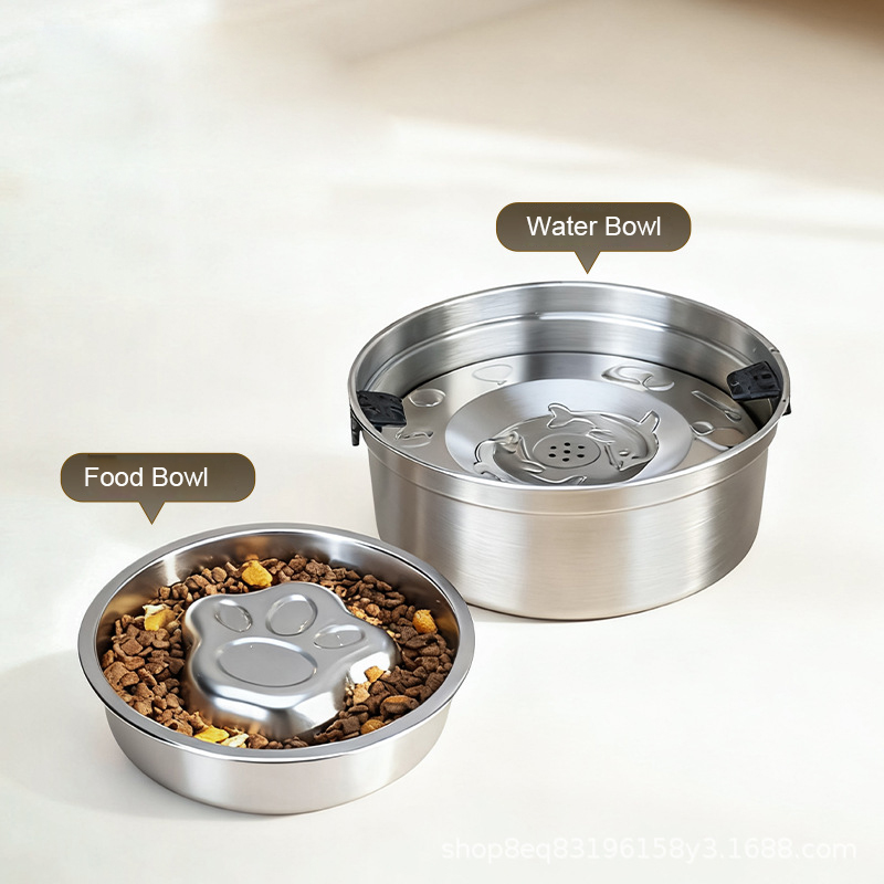 No spill dog water bowl & Food bowl
