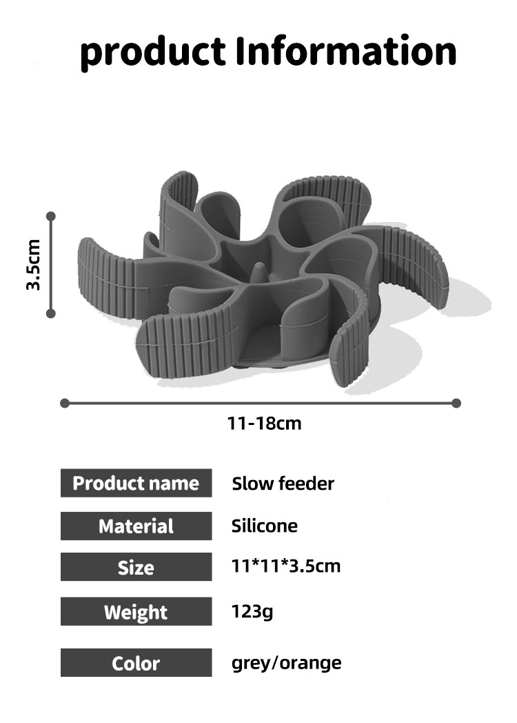 Designable Soft Elastic Eco-Friendly Silicone Slow Feeder Dog & Cat Bowl with Suction Cups Training Licking Dish