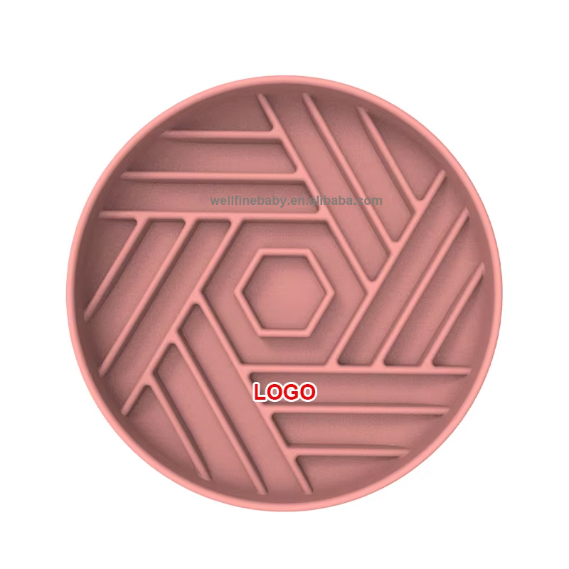 New Design Bpa Free Silicone Pet Bowl Slow Food Feeding Customized Portable Slow Feeder Dog Bowls