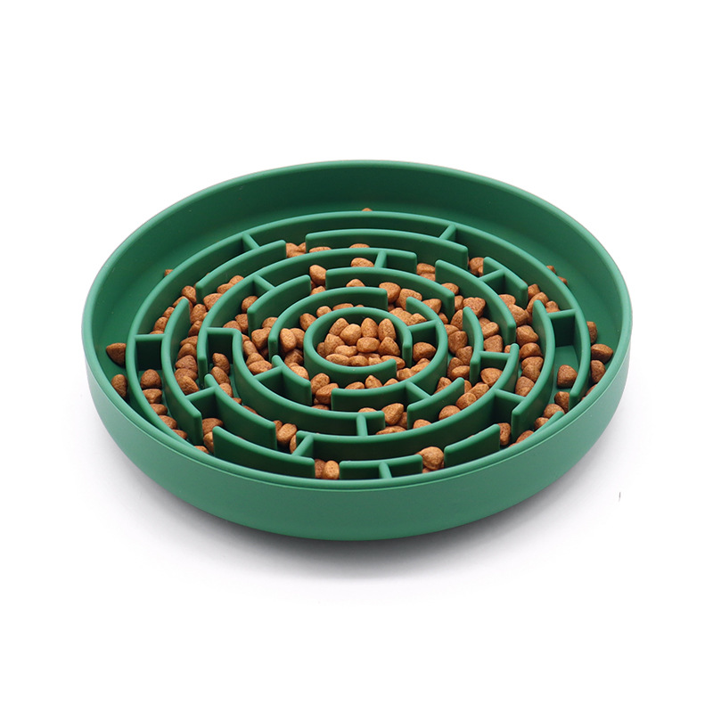 Slow Feeder Dog Bowls for Large Medium Breeds, Anti-Choking Non-Slip Puzzle Bowl Bloat Stop Maze Dishes