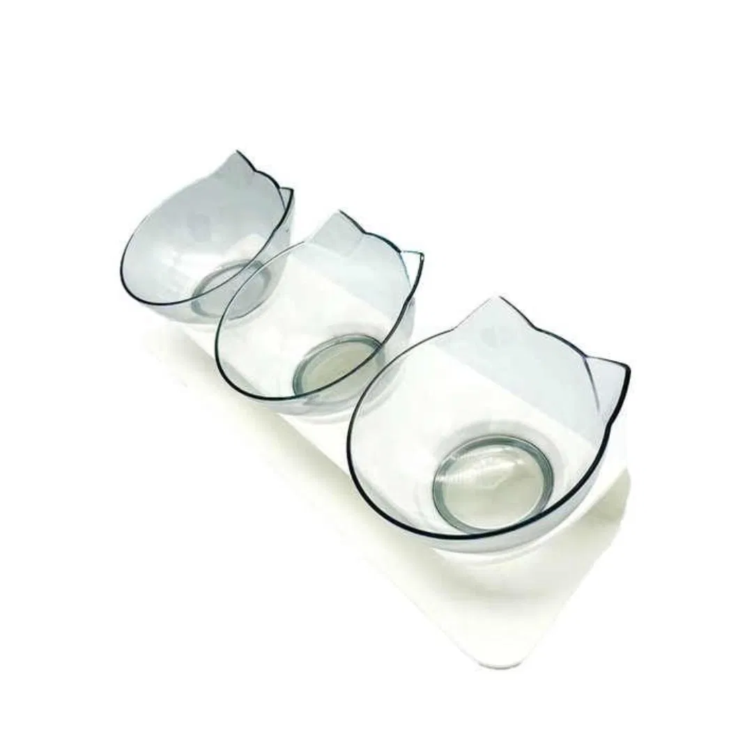 Ergonomic Tilted Cat Bowl Designed for Hassle-Free Feeding Experience