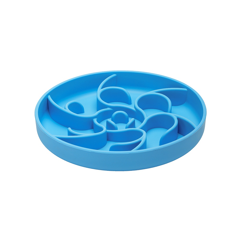 Cross-border Slow-eating Bowl Anti-choking Pet Food Utensil Non-slip Base Anti-spill Dog Bowl Small Medium Large Dogs Cats