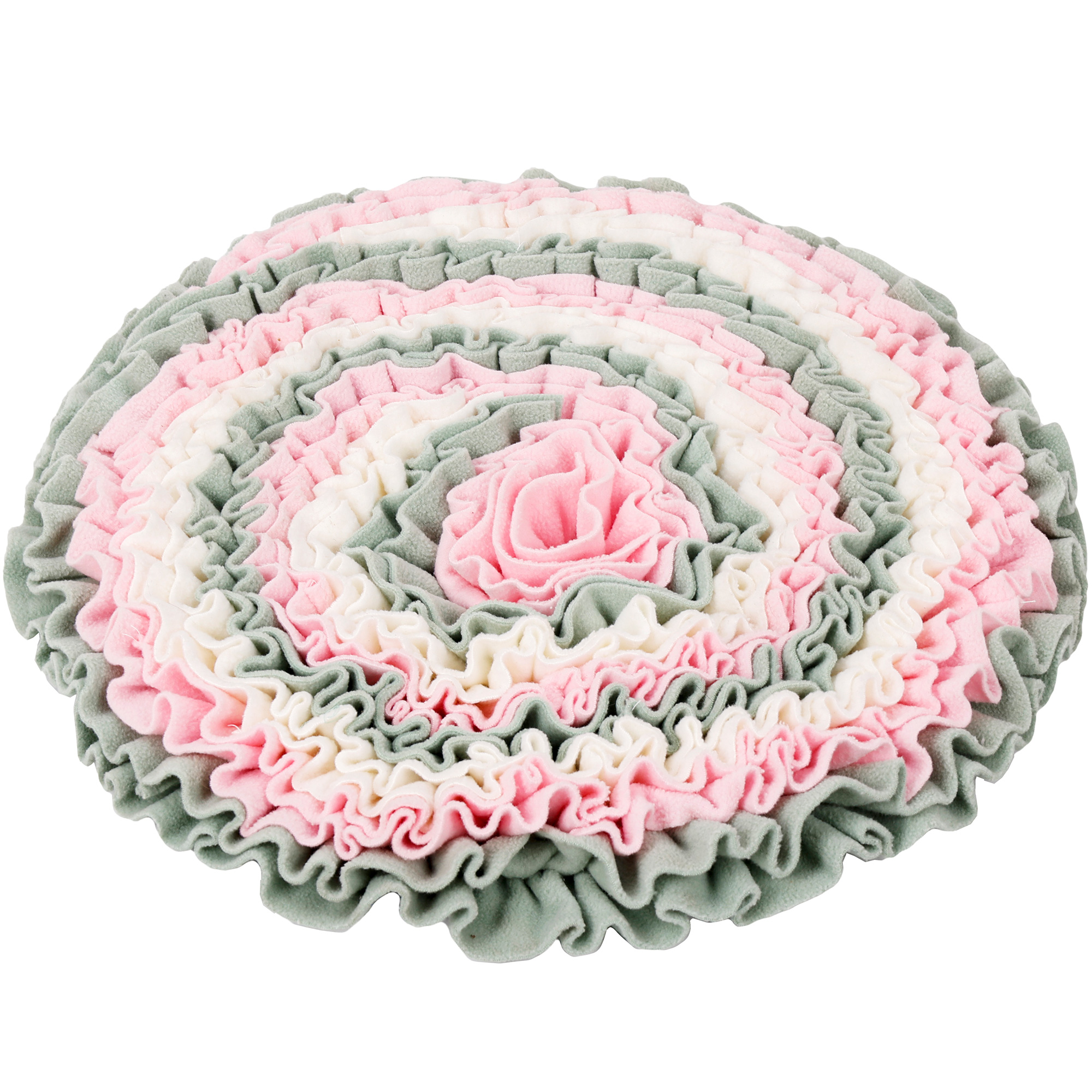 Hot Selling Interactive Slow Feeding Pet Dog Snuffle Carpet Cartoon Print Pattern Sniffing Mat Made Of Polar Fleece Felt Cloth