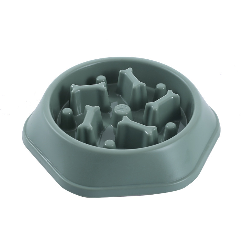 Anti-Choking Slow Feeder Dog &amp; Cat Food Bowl Anti-Tip for Small &amp; Medium Dogs Pet Supplies