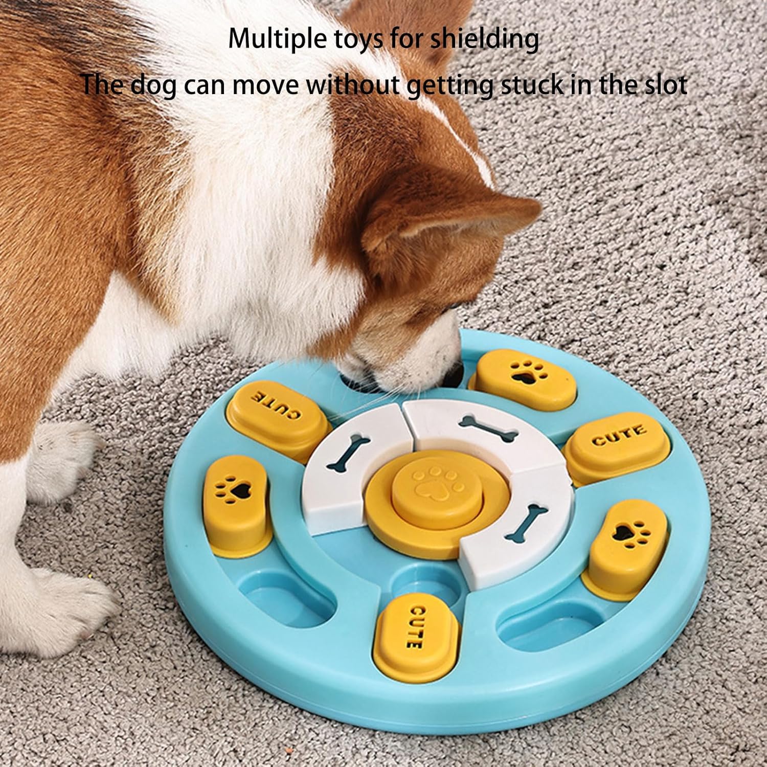 Wholesale Sliding Modulel Intelligence Feeding Toy Slow Feeders Puzzles Bowl for Mental Enrichment and Training