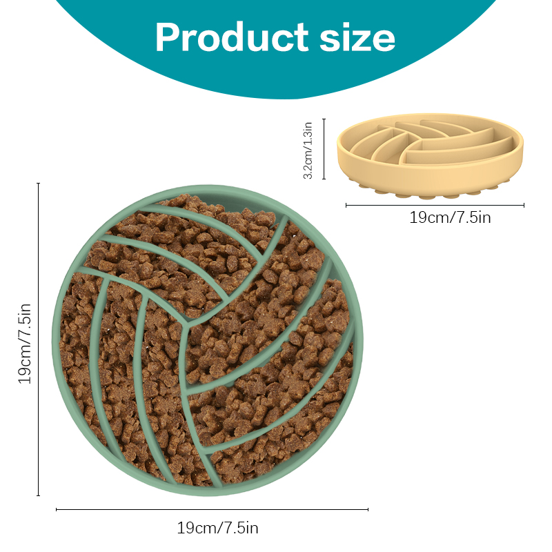 Dogs Anti-Choking Slow Feeding Maze Interactive Silicone Waterproof Dog Food Bowl Puzzle Slow Feeder