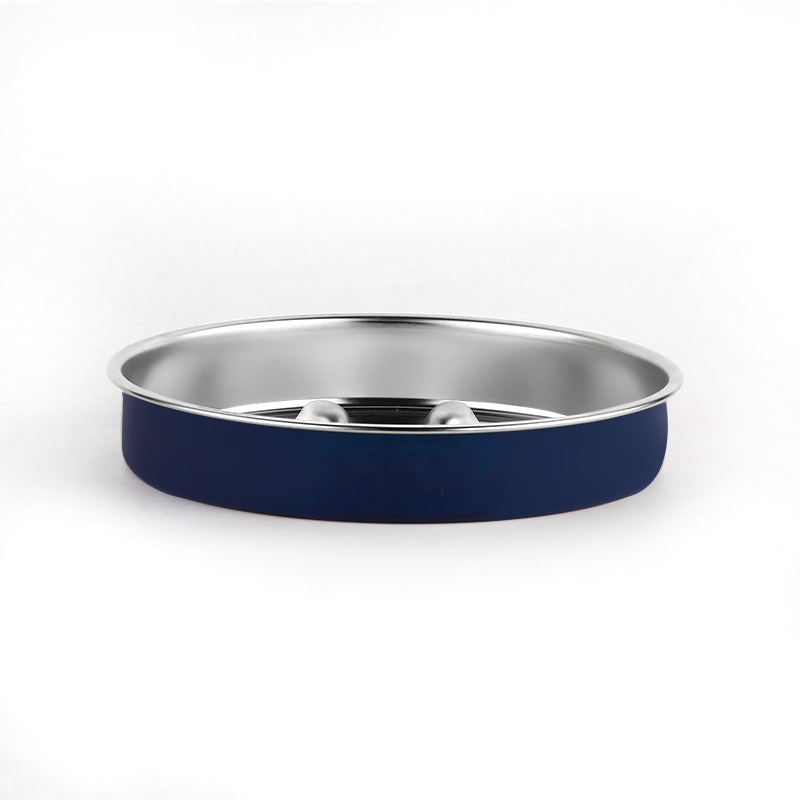 Hot Selling Eco-Friendly Classic Cut Rounded Small Animal Anti-Choking Slow Food Portable Leak Proof Waterproof Stainless Steel