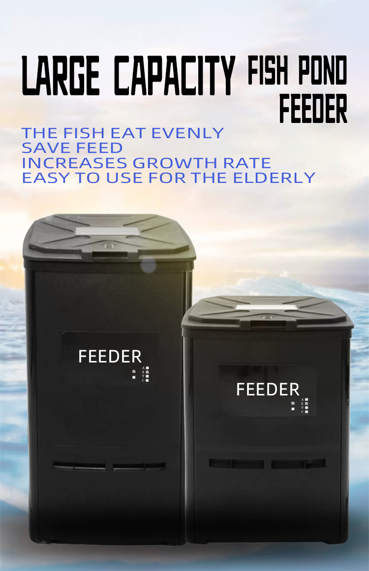 Pond Electric Fish Food Feeder Detailed View