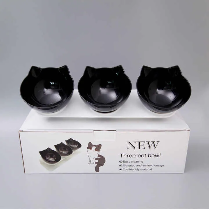 Ergonomic Tilted Cat Bowl Designed for Hassle-Free Feeding Experience