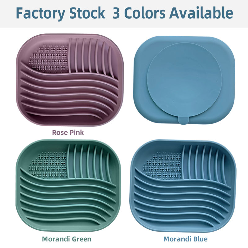 New Design Custom Logo Functional Non-slip Silicone Slow Feeder Dog Feeder Bowl Pet Food Licking Mat for Dogs Encourages