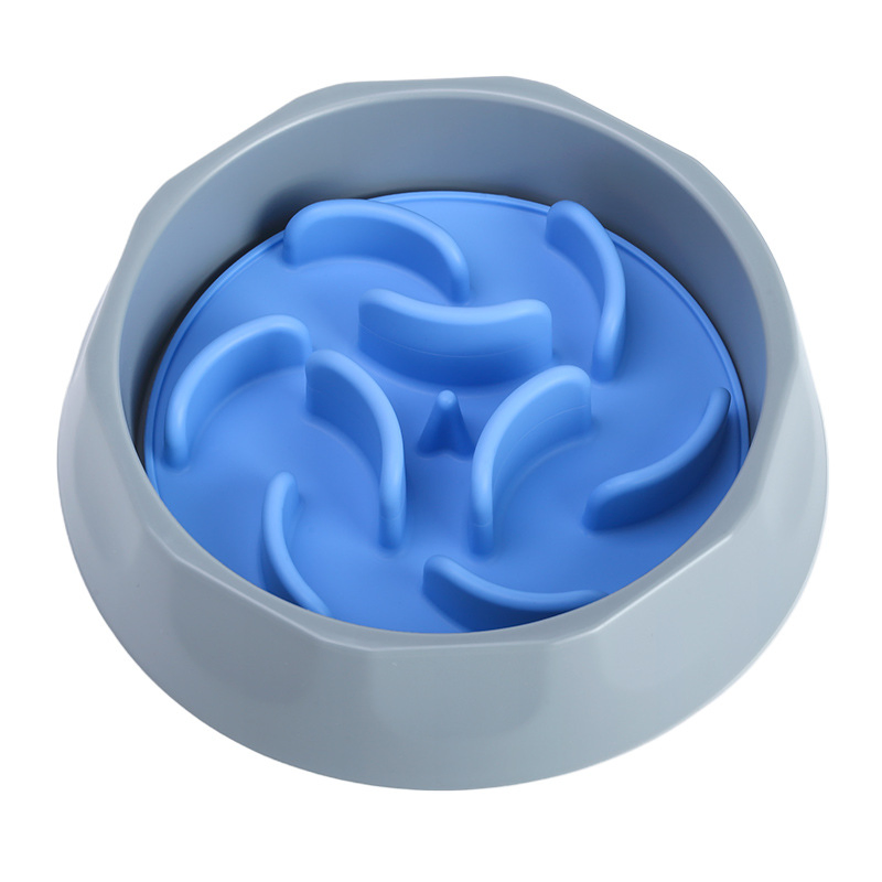 BPA Free Insert Detachable Dog Slow Feeder Cat Slow Feeder Pet Product Insert Removable Silicone Slow Feeding Pet Feeder