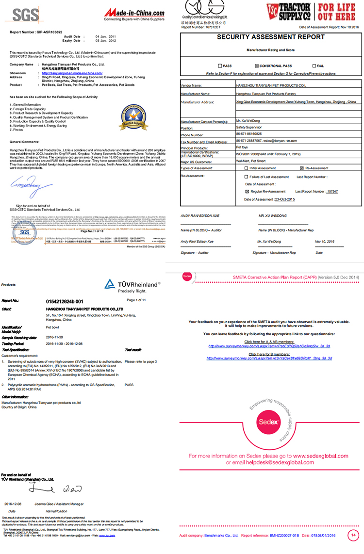 Manufacturing and Audit Qualifications