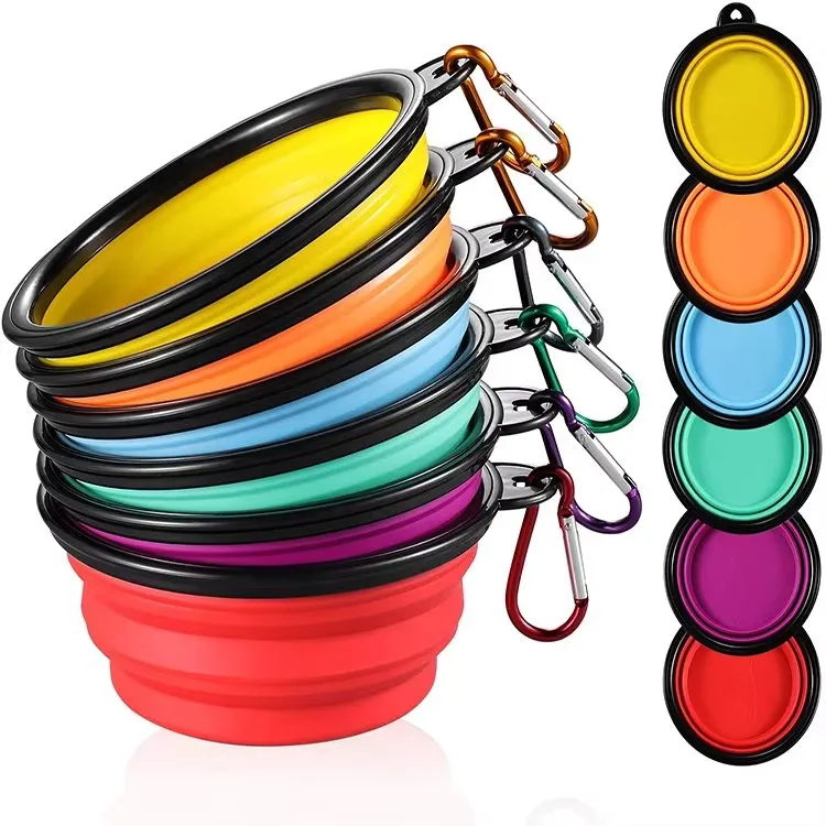 Silicone Collapsible Slow Eating Dog Popcorn Mask Bowl