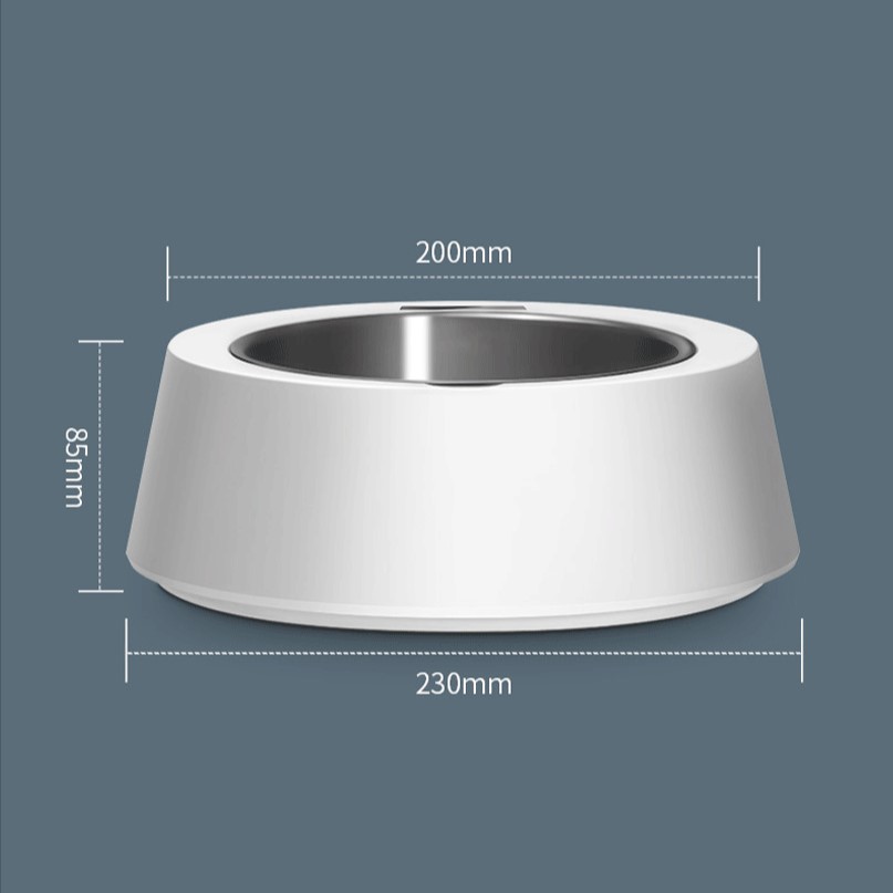 Cat Bowl Dog Bowl Anti-choking Slow-eating Bowl Intelligent Pet Weighing Feeding Device cat Dog Food Bowl Anti-toppling Feature