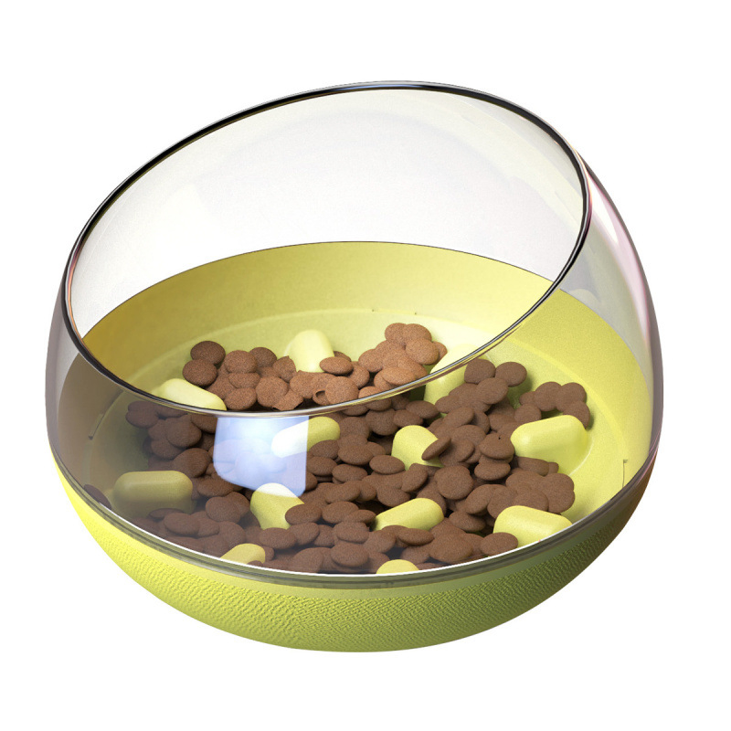Amazon Pet Supplies Manufacturer Food Bowl Slow-Eating Dog Tableware Untoppable Slow-Eating Dog Bowl