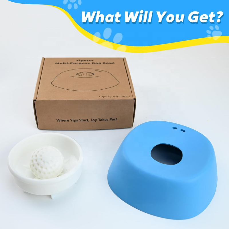 USMILEPET Pet Slow Feeder Dog Bowls For Liquid Treat, Anti-Slip Dog Lick Bowl, Pup Lick Toy For Large Medium Small Breeds
