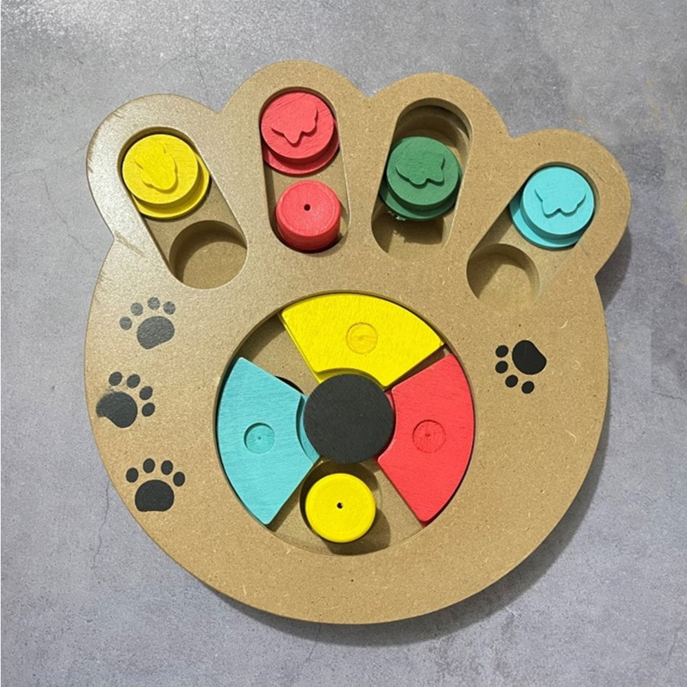 Pet Intelligence Toy IQ Training Interactive Fun Hide and Seek Food Puzzle Bowl Slow Feeder Dog Treat Feeder