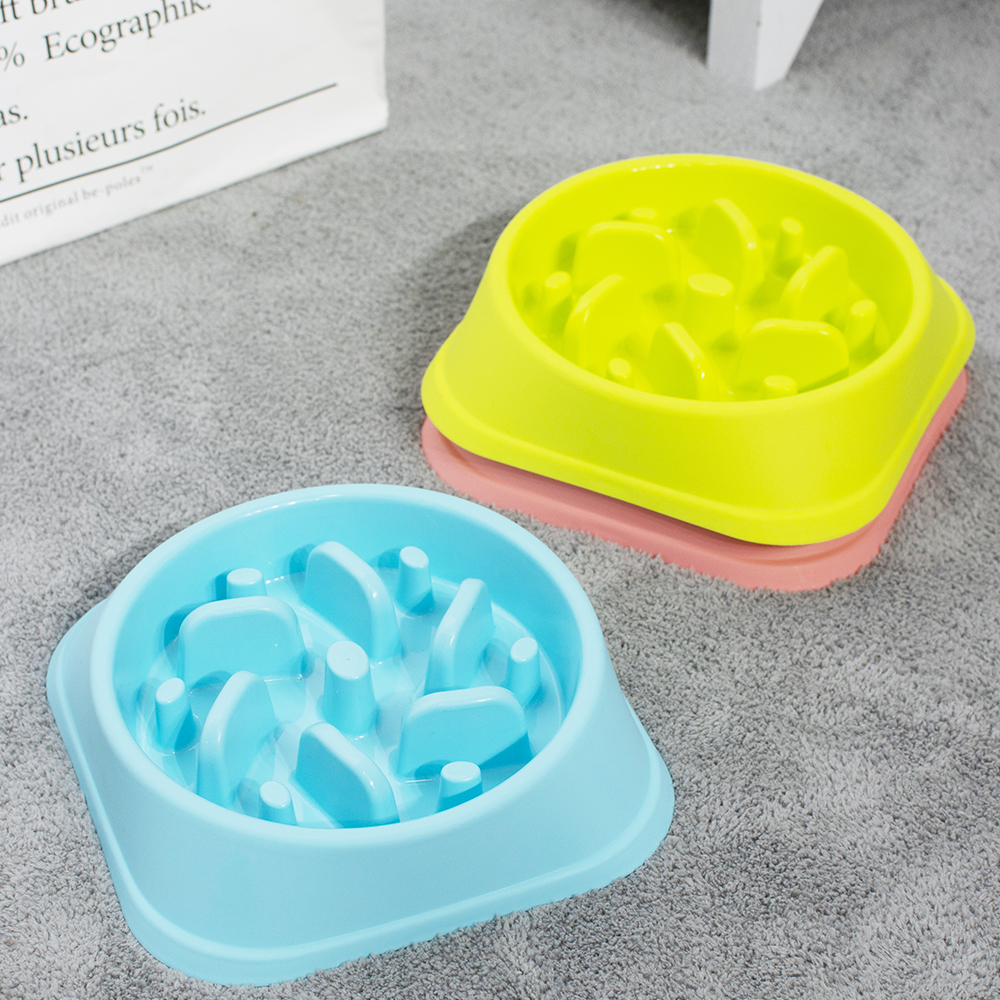 Wholesale Factory Manufacturer Custom Personalized Blank Slow Eating Feeding Food Pet Dog Bowl Feeder