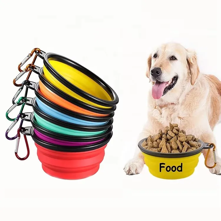 Silicone Collapsible Slow Eating Dog Popcorn Mask Bowl