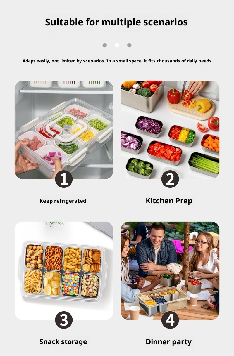 Portable Fruit Nut Tray Box